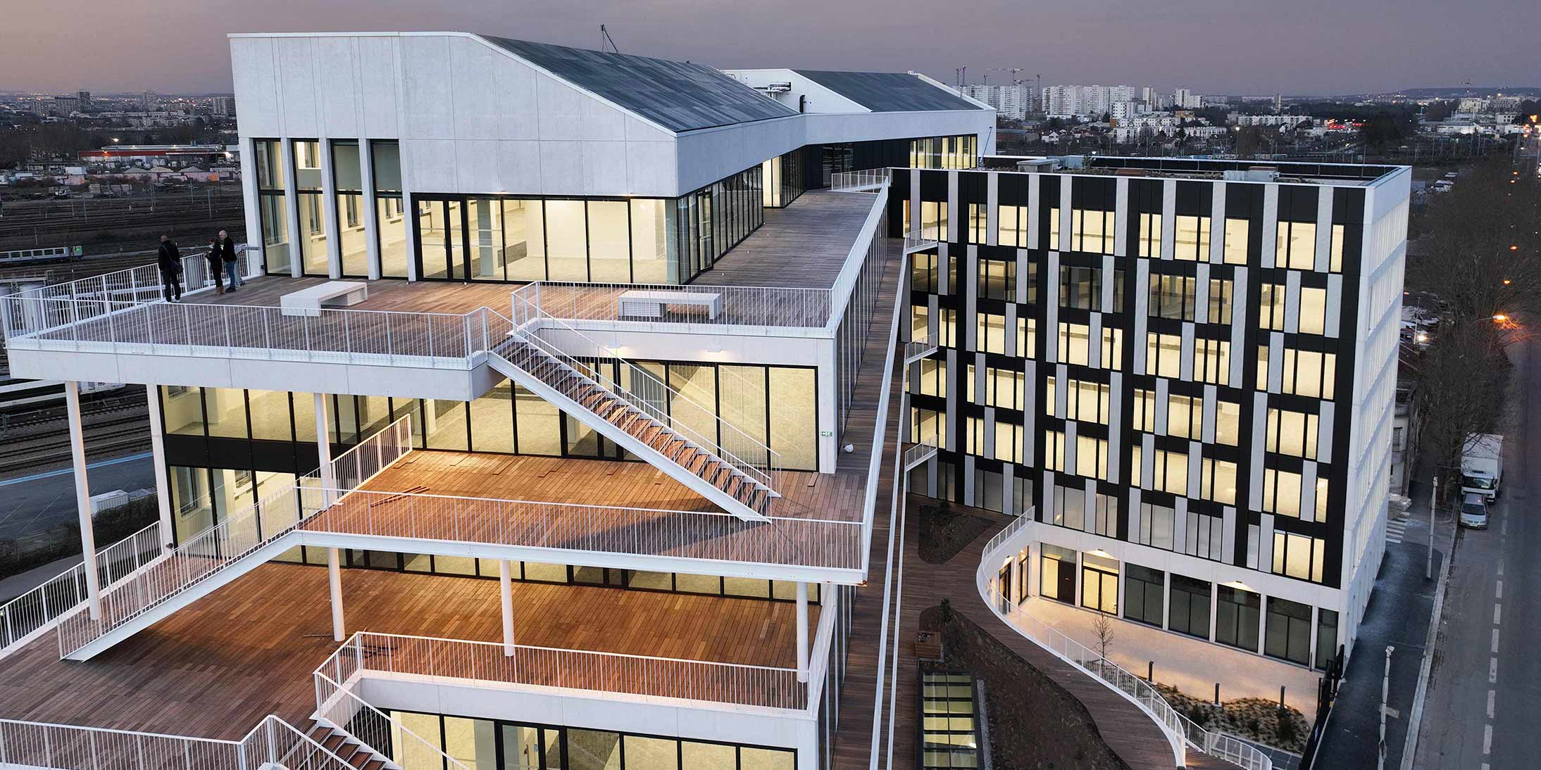 Irrigo: 16,300 m² of offices for lease in Bobigny, France, by GA Smart Building and BNP Paribas Real Estate, wit Leclercq Associés