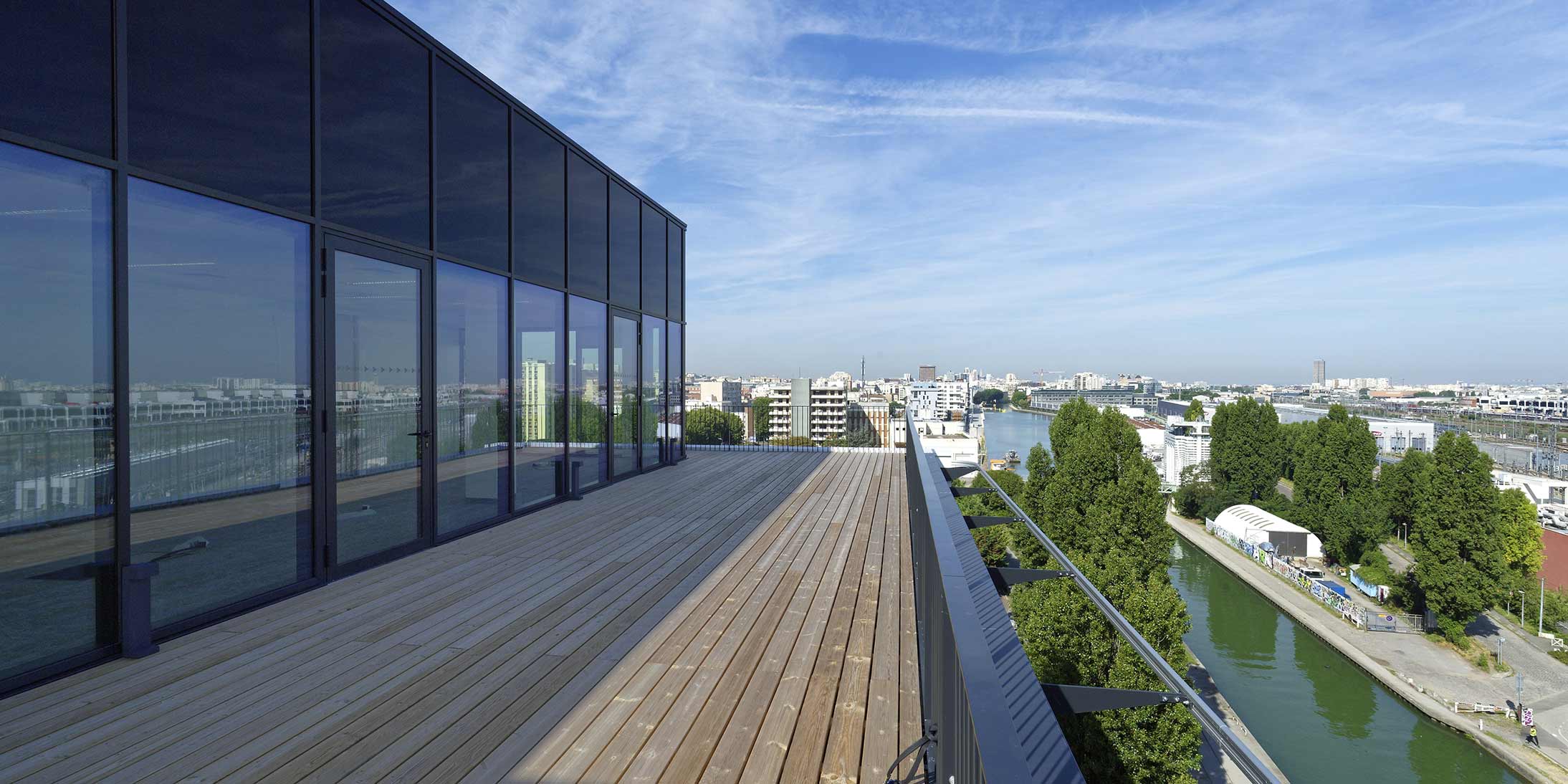 Luminem Bobigny Ga Smart Building Francois Leclercq Terrasse Canal Ourcq
