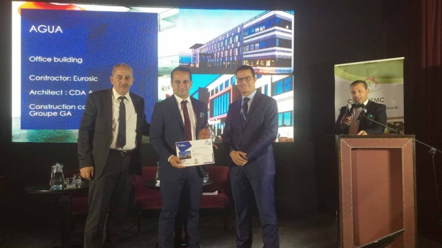 Agua l'immeuble d'entreprise remporte le prix international Smart Building aux Green Building Solutions Awards 2016 à l'occasion de la COP22 à Marrakech.