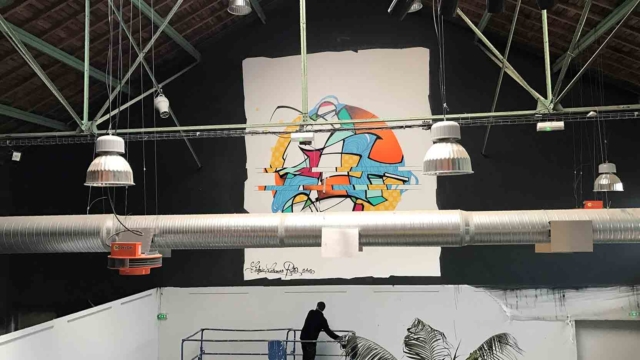 Découvrez les graffitis de l’artiste-peintre et graffeur Cédric Lascours, alias Réso, qui milite pour rapprocher street-art et monde de l’entreprise et a réalisé la couverture du livre Toulouse, la ville (r)ose.