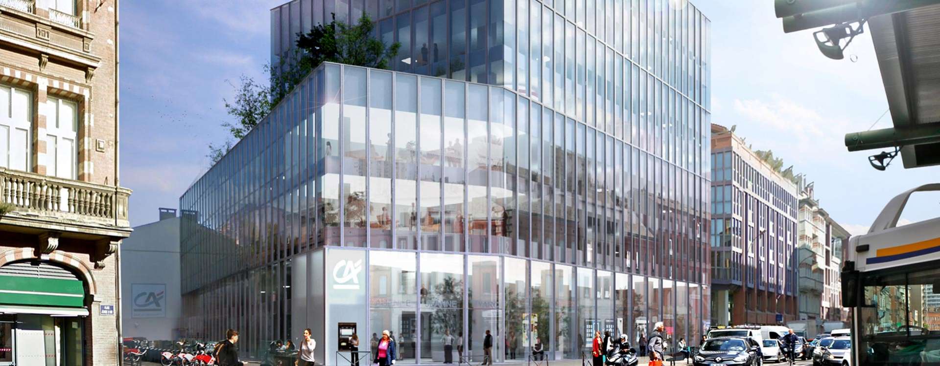 GA renovates the head office of Crédit Agricole in Toulouse