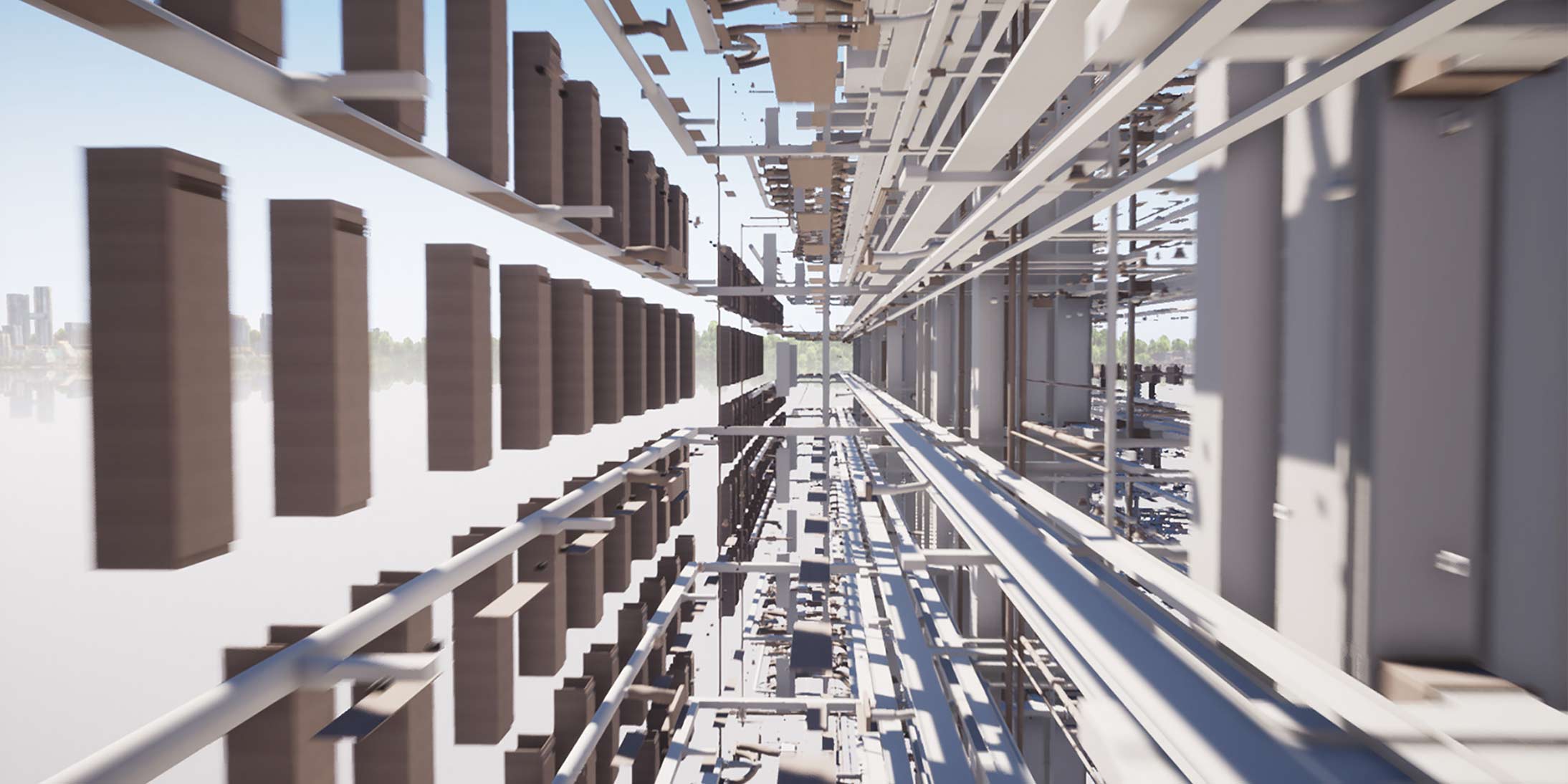 La maquette numérique BIM, Building Information Modeling, de GA Smart Building est une projection technique et expérientielle de ce que sera exactement le bâtiment.