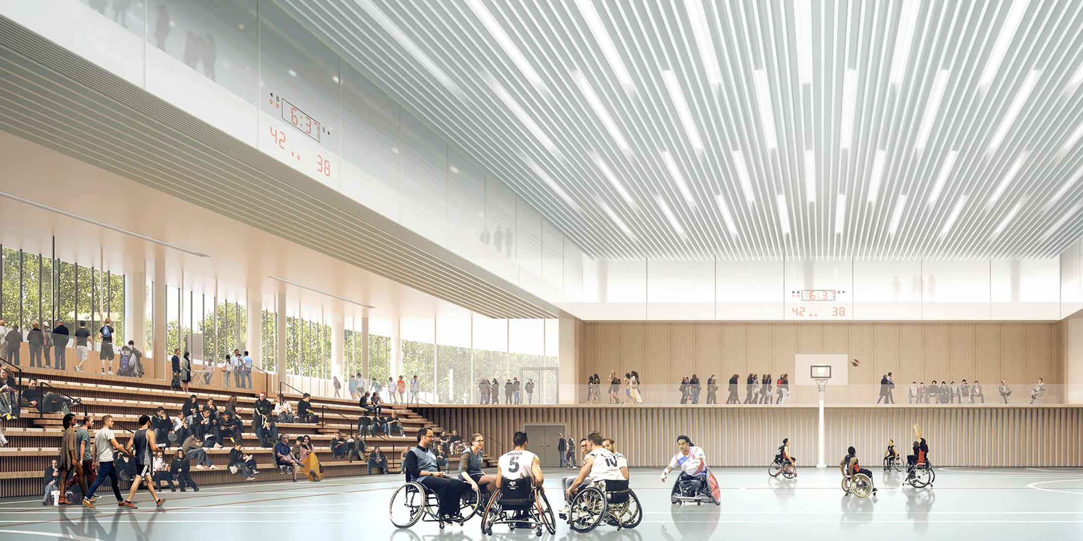 Cite Universelle Paris Reinventerparis2 Handisport Groupe Ga