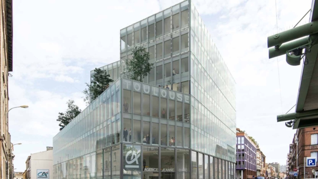 GA Smart Building réalise la rénovation du siège social du Crédit Agricole à Toulouse.