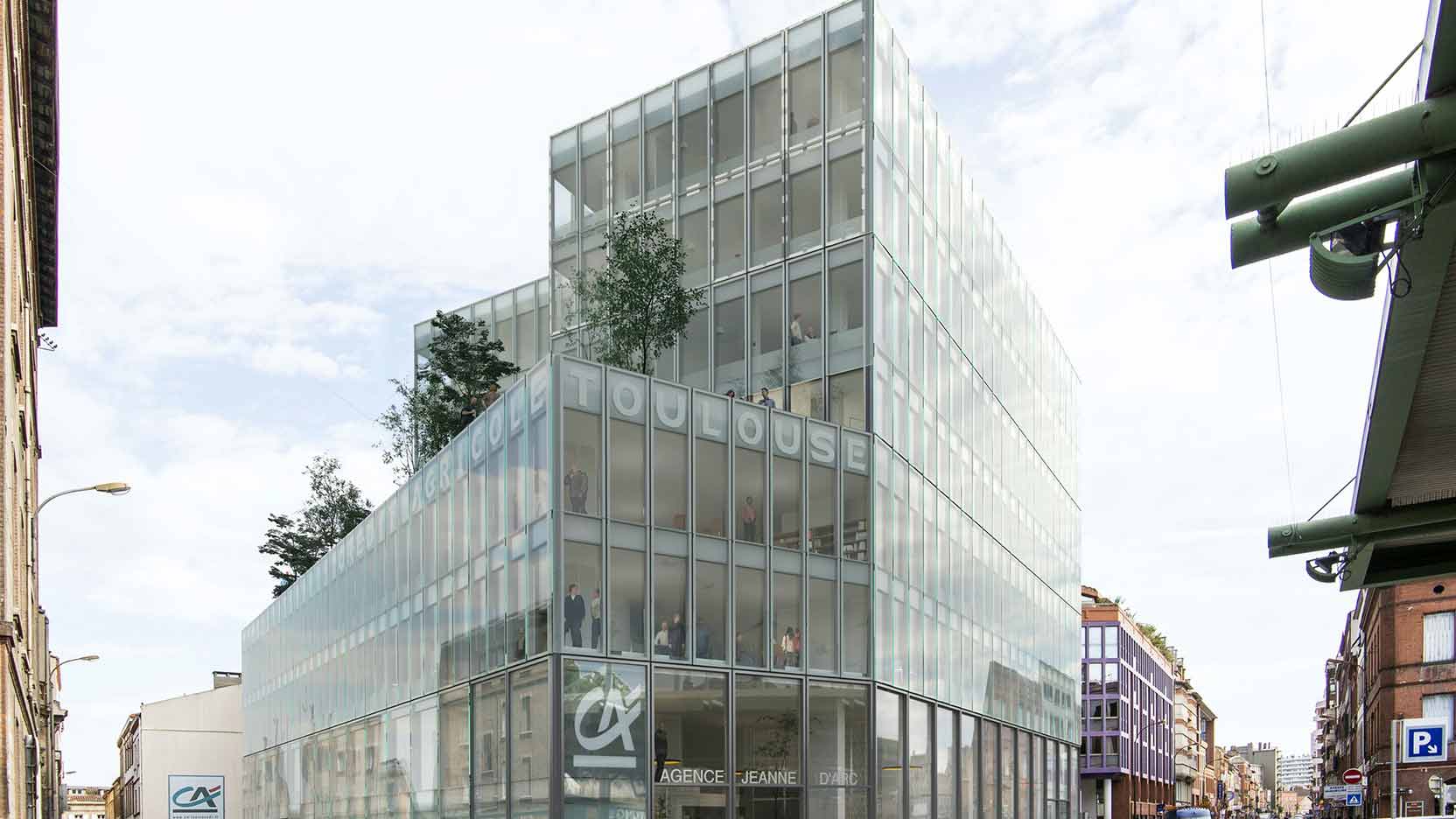 GA réalise la rénovation du siège social du Crédit Agricole à Toulouse