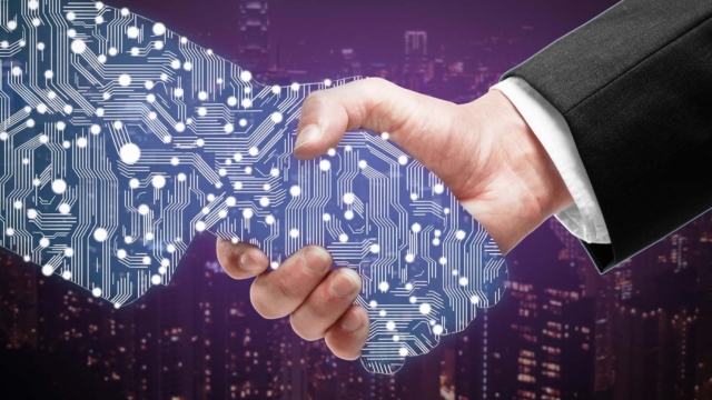 Robots en entreprise : l'histoire de la robotique industrielle, l'automatisation des tâches, le remplacement des hommes par les machines et les robots humanoïdes, le défi éthique.