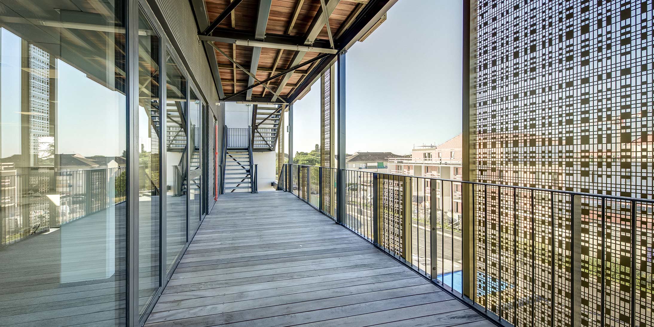 Le Campus NOW Living Spaces à Toulouse réalisé par le Groupe GA offre des surfaces d'immobilier de bureau à vendre ou à louer.