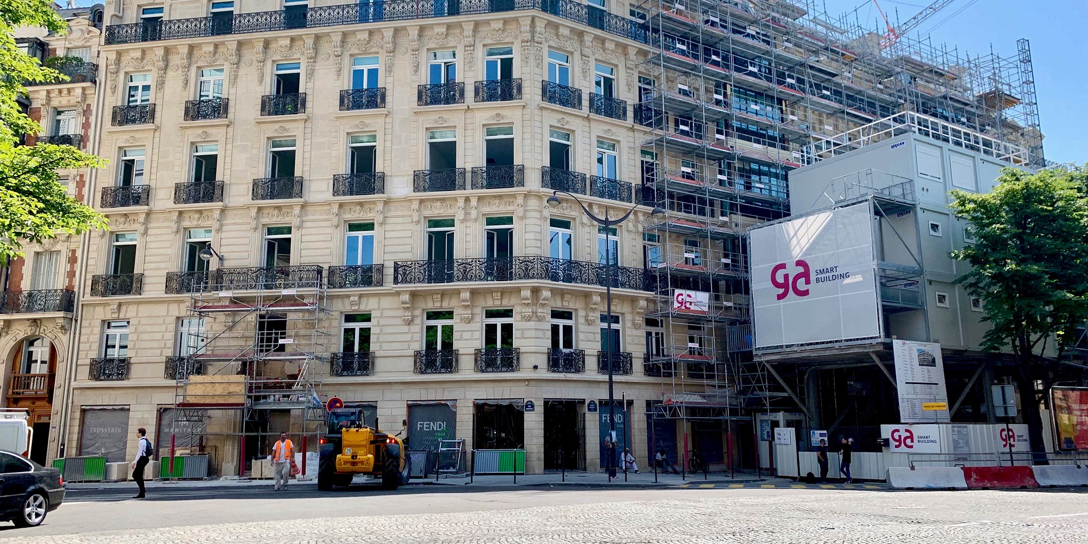 Renovation Batiment George V Paris Givenchy Groupe Ga 1