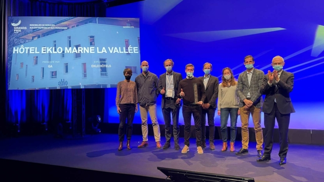 L’hôtel Eklo en modulaire en bois réalisé par GA Smart Building et Ossabois remporte le Grand Prix SIMI.