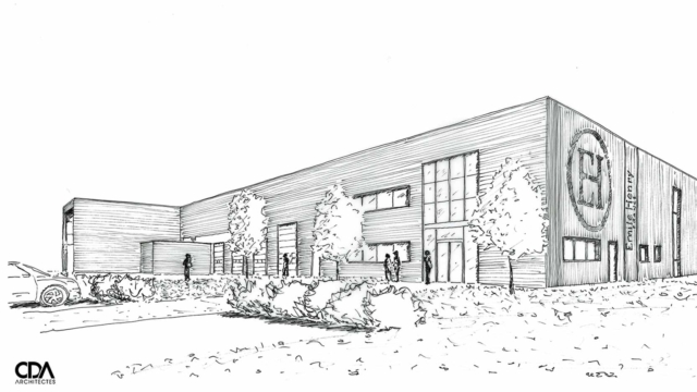 Emile Henry et GA Smart Building posent la première pierre des nouveaux ateliers de fabrication U6 d’Emile Henry.