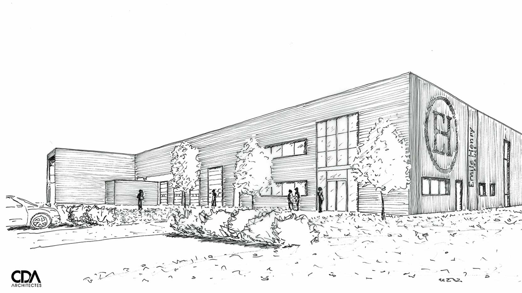 Emile Henry et GA Smart Building posent la première pierre des nouveaux ateliers de fabrication U6 d’Emile Henry.