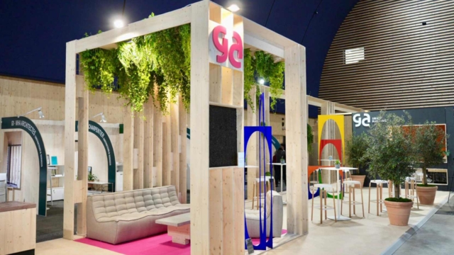 Parcours bas carbone sur notre stand lors du Sibca, le Salon de l’immobilier bas carbone.